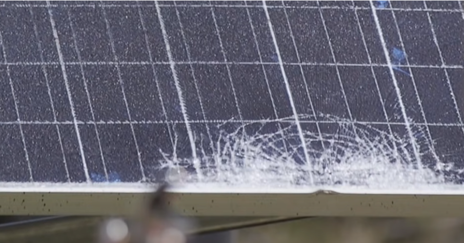 panel solar roto