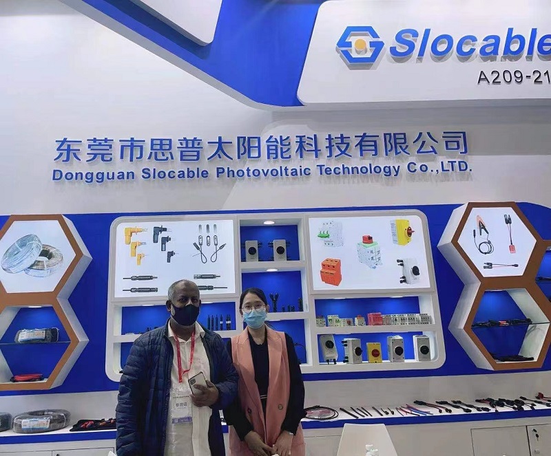 Slocable PV exhibition customers
