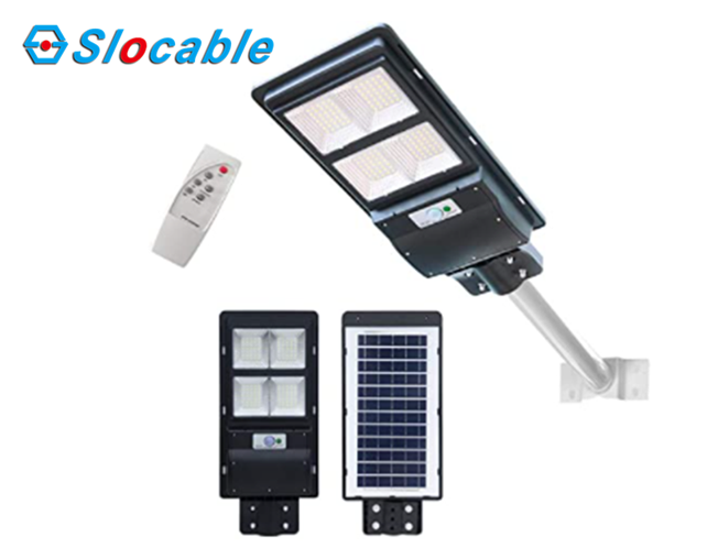 Slocable solar street light
