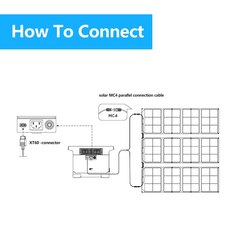 how to connect xt60 connectors