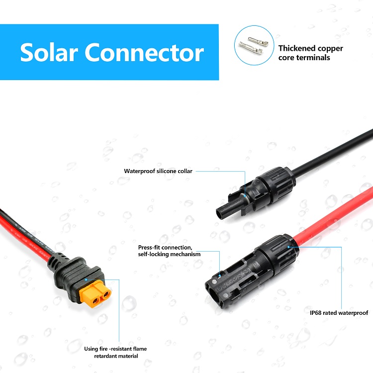 mc4 to xt60 solar cable advantages