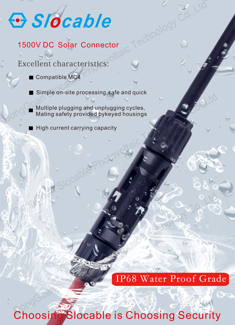 Connecteur Mc4 IP68 Waterproof