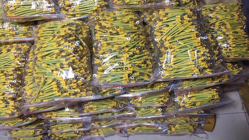 slocable solar yellow green earth ground cable packing