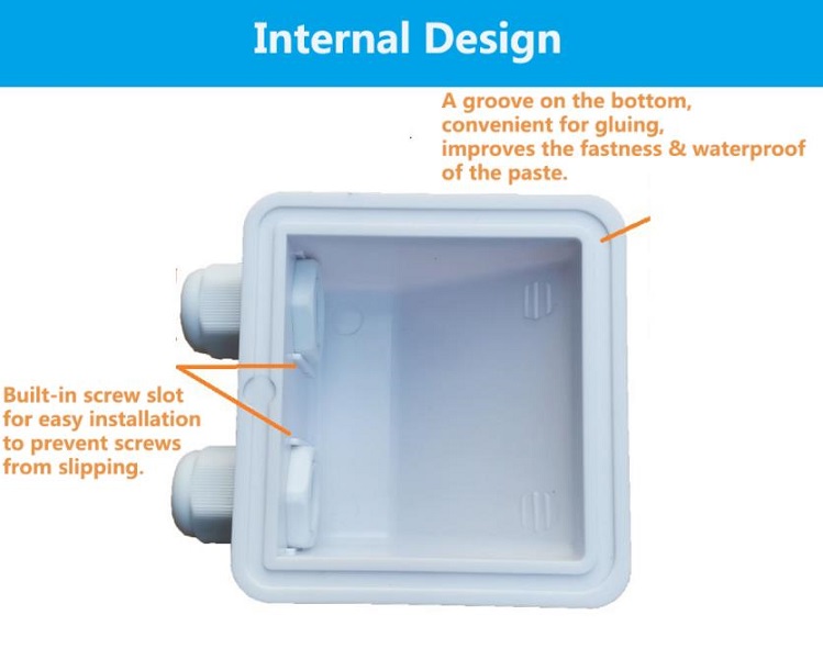solar cable entry box internal design