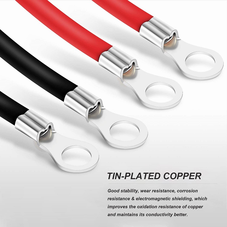 tin-plated copper terminal battery cable